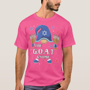 The G O A T Gnome Hanukkah Matching Family Pajama T-Shirt