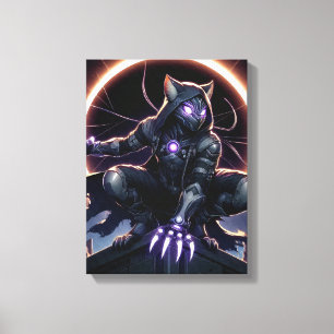 The Galactic Cat Burglar Canvas Print