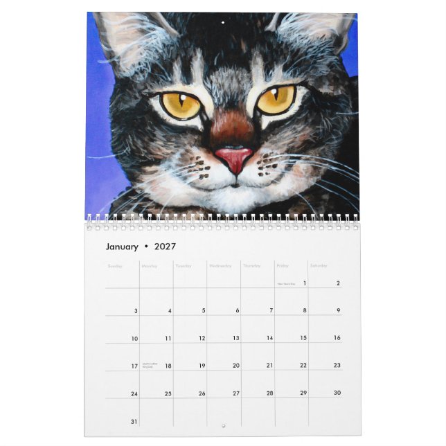 The Galactic Groundhog's Pet Portrait Calendar (Jan 2027)