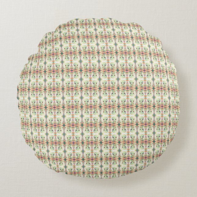 The Galaxy Wanderers of Nectar.1 Round Cushion (Front)