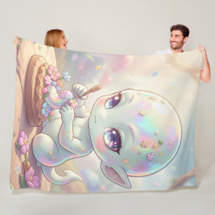 The Galaxy Wanderers of Nectar Fleece Blanket