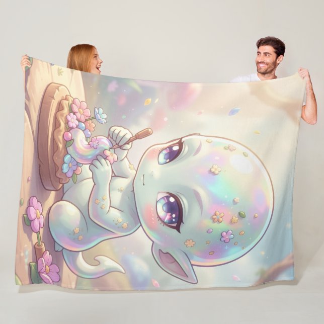 The Galaxy Wanderers of Nectar Fleece Blanket (In Situ)