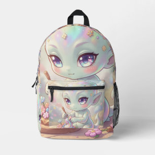 The Galaxy Wanderers of Nectar Printed Backpack