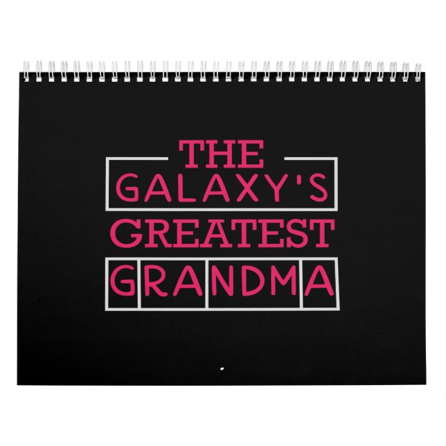 the galaxy's greatest grandma calendar (Cover)