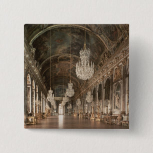 The Galerie des Glaces  1678-84 15 Cm Square Badge