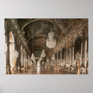 The Galerie des Glaces 1678-84 Poster