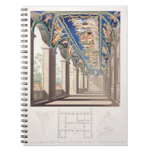 The Gallery of Psyche at the Villa Farnesina, Rome Spiral Notebook