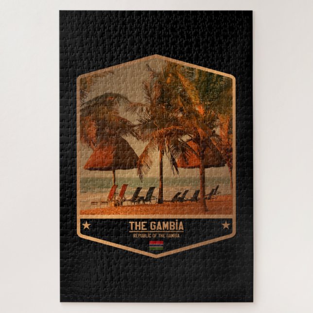 The Gambia Jigsaw Puzzle (Vertical)