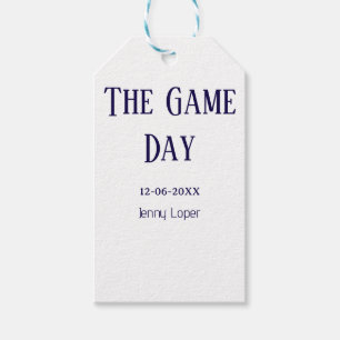 the game day football club match name year date gift tags