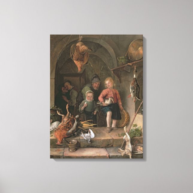 The Game Larder (panel) Canvas Print (Front)