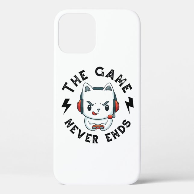 The Game never ends Case-Mate iPhone Case (Back)
