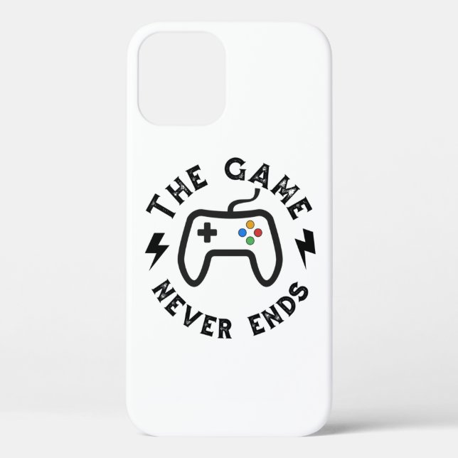 The Game never ends Case-Mate iPhone Case (Back)