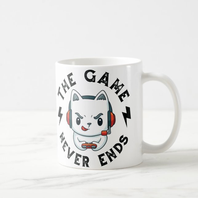 The Game never ends Coffee Mug (Right)