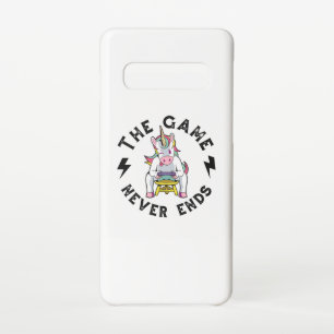 The Game never ends for Unicorns Samsung Galaxy Case