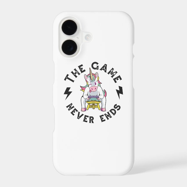 The Game never ends for Unicorns Samsung Galaxy Case (Back)