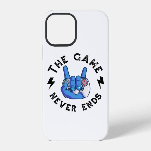 The Game never ends iPhone Case (Back)