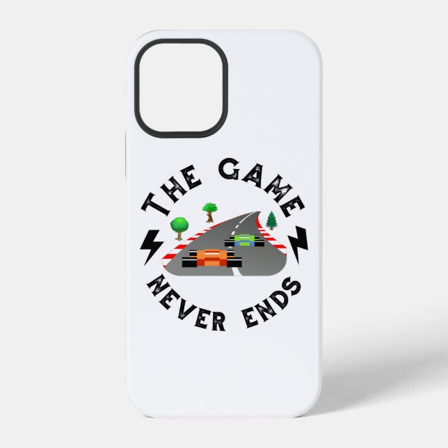 The Game never ends iPhone Case (Back)