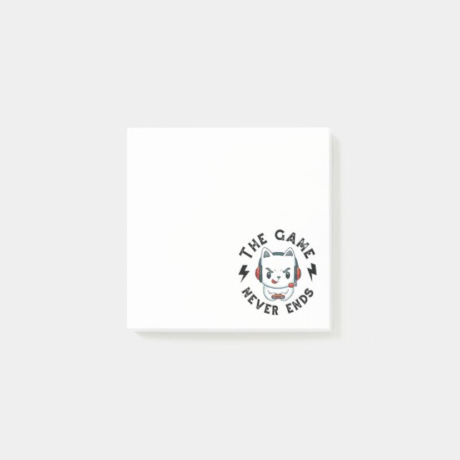 The Game never ends Post-it Notes (Front)