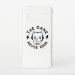 The Game never ends Samsung Galaxy Case<br><div class="desc">For a real gamer the game is not over. Unique eye-catching gaming design. A perfect match for your gaming event or as gift for gamer friends,  family,  video game addict,  gaming nerds,  gaming geeks,  gaming freaks.</div>