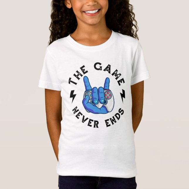 The Game never ends T-Shirt (Front)