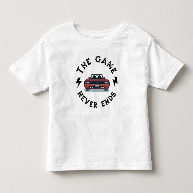 The Game never ends Toddler T-Shirt (Front)