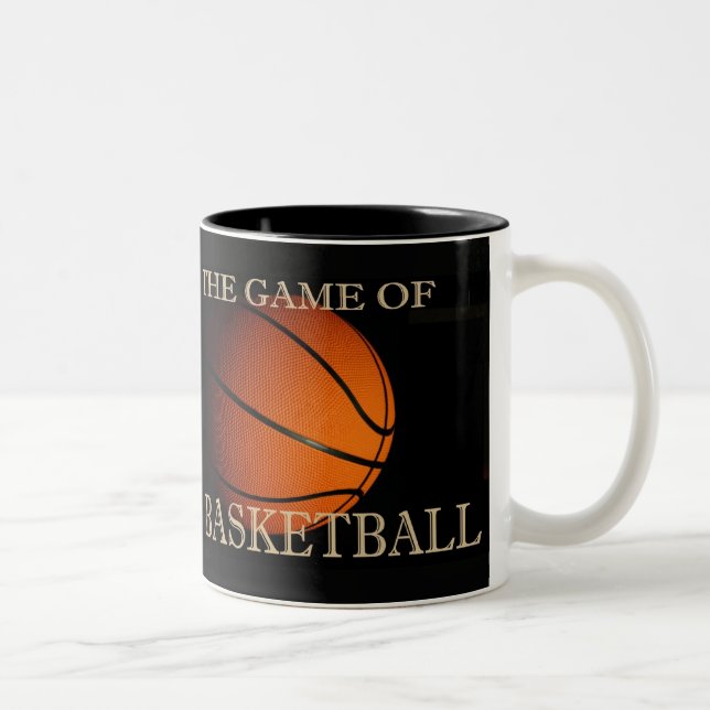 The Game of Basketball Two-Tone Coffee Mug (Right)
