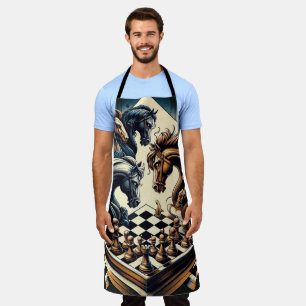 The game of knights – chess meets fantasy apron