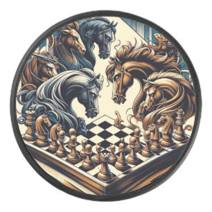 The game of knights – chess meets fantasy hockey puck