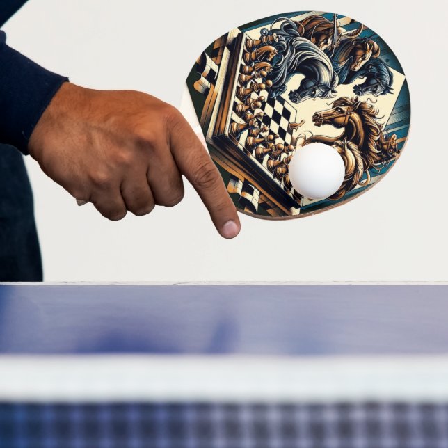 The game of knights – chess meets fantasy ping pong paddle (Insitu)