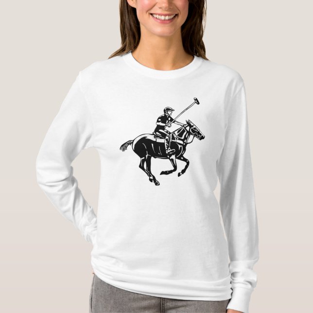 The game of polo, pony and player t-shirt. T-Shirt (Front)