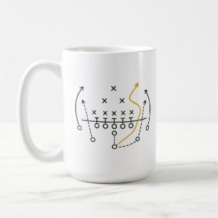 The Game Plan Football Playbook Mug