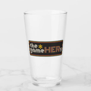 The*gameHERs Horizontal Logo Glass