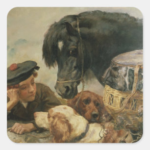 The Gamekeeper's Companion Square Sticker