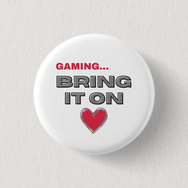 The Gamer  3 Cm Round Badge (Front)