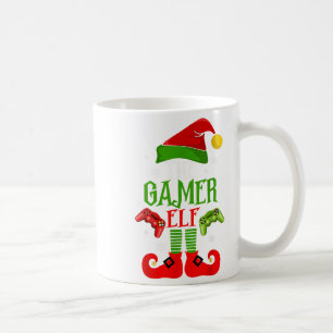 The Gamer Elf Family Matching Christmas Pajama Hap Coffee Mug