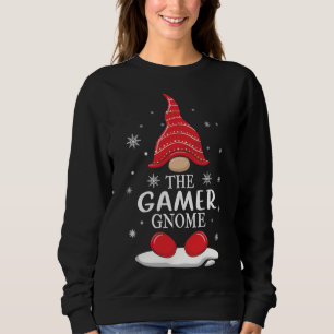 The Gamer Gnome Matching Family Christmas Pyjamas Sweatshirt