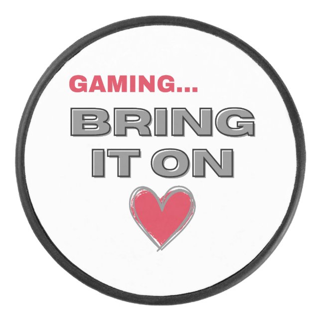 The Gamer  Hockey Puck (Front)