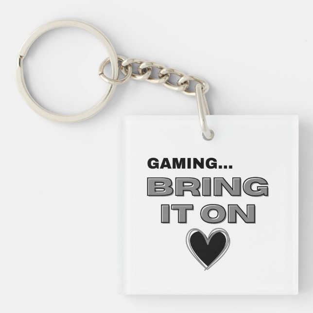 The Gamer  Key Ring (Front)