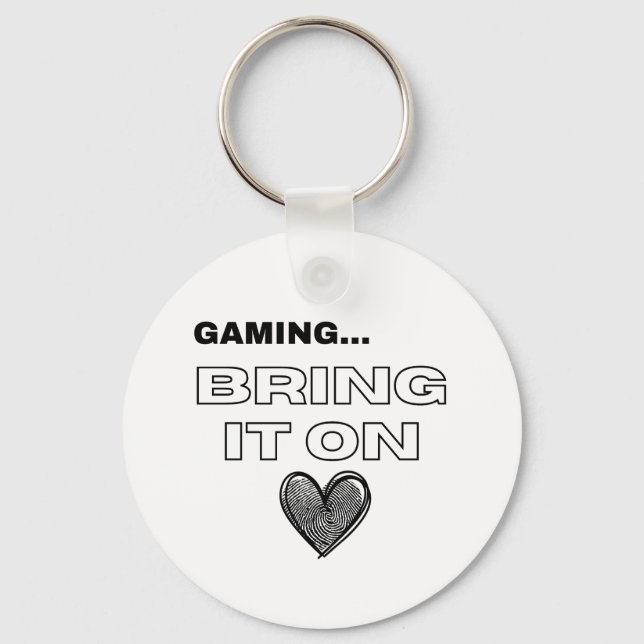 The Gamer  Key Ring (Front)
