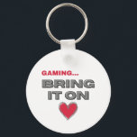 The Gamer  Key Ring<br><div class="desc">The Gamer - Keychain 
Share the love for the game!</div>