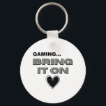 The Gamer  Key Ring<br><div class="desc">The Gamer - Keychain    
Share the love for the game!</div>