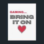 The Gamer Postcard<br><div class="desc">The Gamer - Postcard
Share the love for the game!</div>