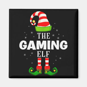 The Gaming Elf Christmas Pjs Matching Pajama  Magnet