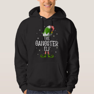 The Gangster Elf Family Matching Christmas Hoodie