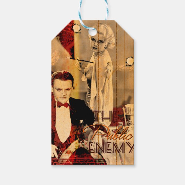 The Gangster's Blonde Girl Gift Tags (Front)