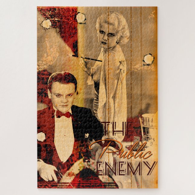 The Gangster's Blonde Girl Jigsaw Puzzle (Vertical)