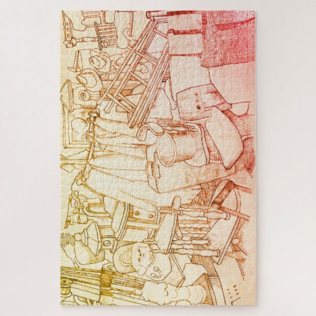 The Garage Jigsaw Puzzle (Vertical)