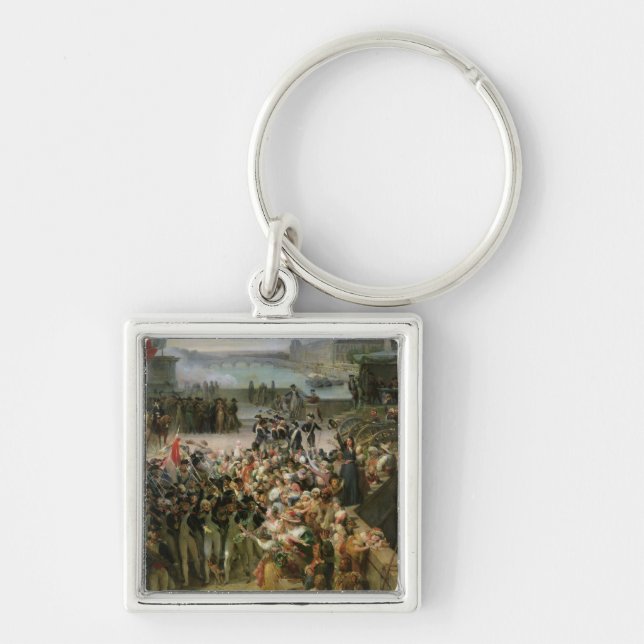 The Garde Nationale de Paris Key Ring (Front)