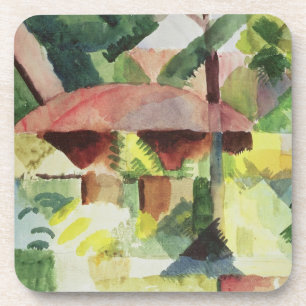 The Garden, 1914 (w/c on paper) Coaster