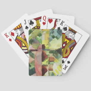 The Garden, 1914 (w/c on paper) Playing Cards